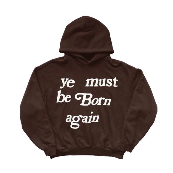 Cactus Plant Flea Market Born Again Hooded Sweatshirt Brown, L Size Brand New - Picture 1 of 2